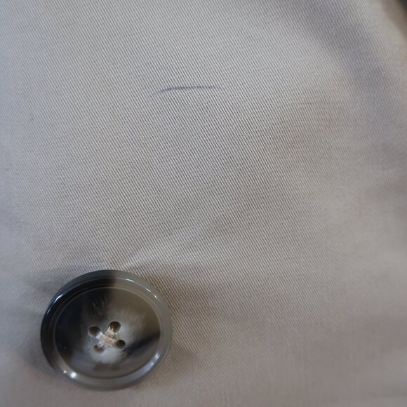 NWT Womens MNG Mango Tan Double Breasted Cropped Trench Jacket S - Picture 8 of 13